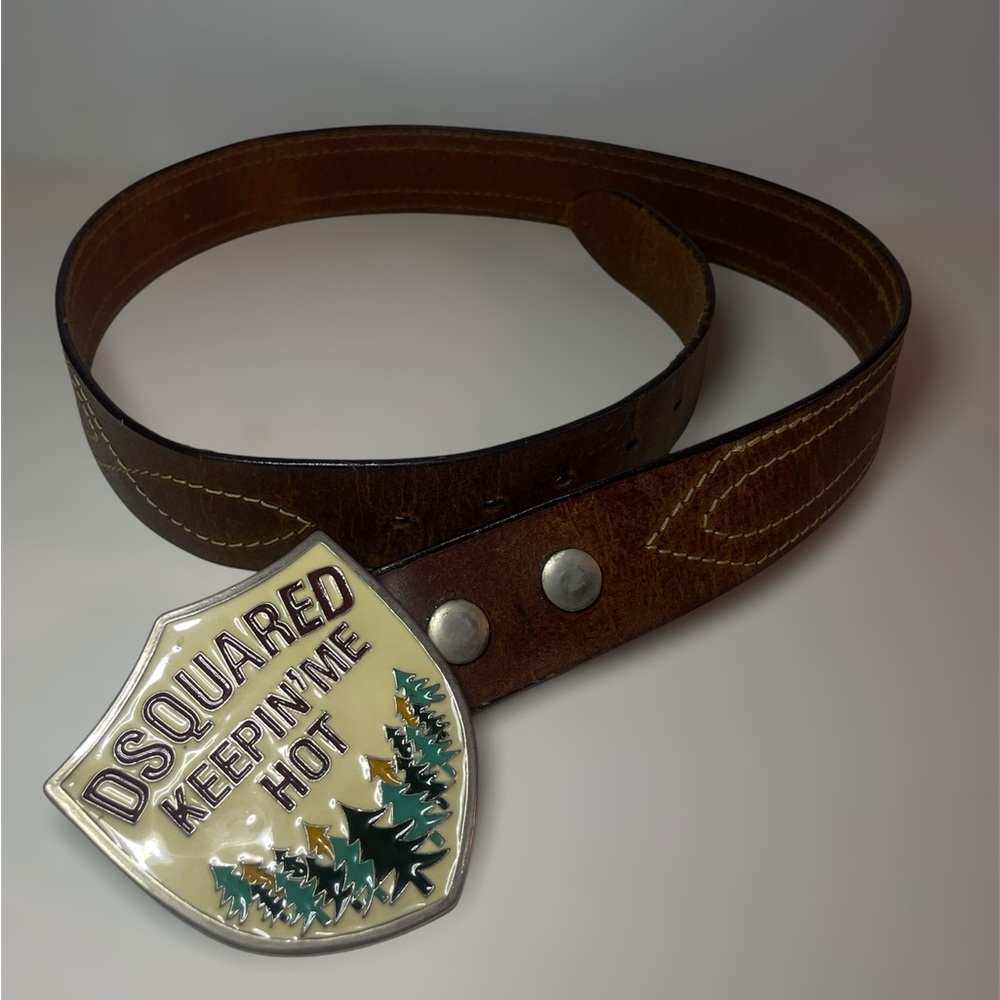 DSQUARED2 F/W 2004 “Keepin Me Hot” leather Belt